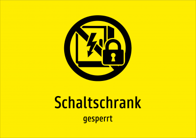 Schaltschrank - gesperrt