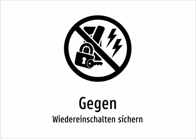 Gegen - Wiedereinschalten sichern