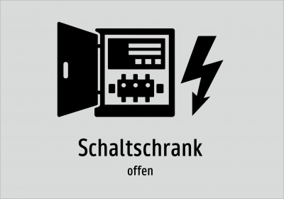 Schaltschrank - offen