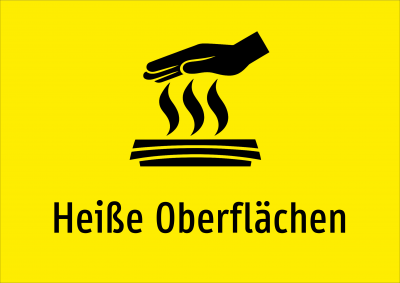 Heiße Oberflächen