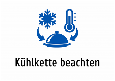 Kühlkette beachten