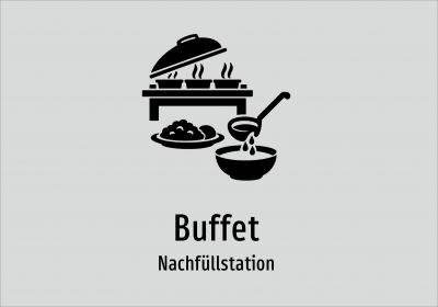 Buffet - Nachfüllstation