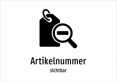 Artikelnummer - sichtbar