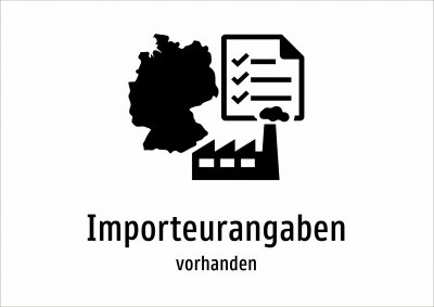 Importeurangaben - vorhanden