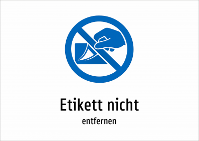 Etikett nicht - entfernen