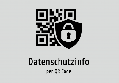 Datenschutzinfo - per QR Code
