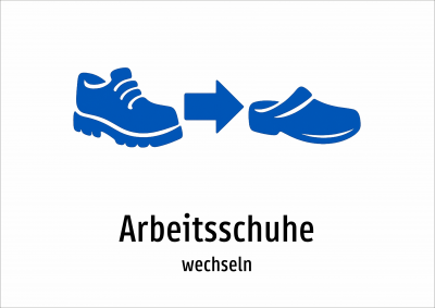Arbeitsschuhe - wechseln