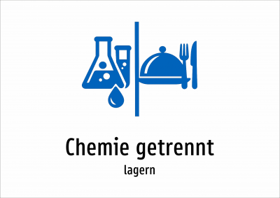 Chemie getrennt - lagern