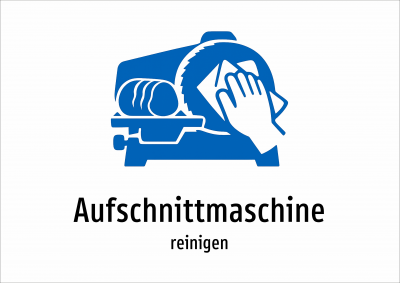 Aufschnittmaschine - reinigen