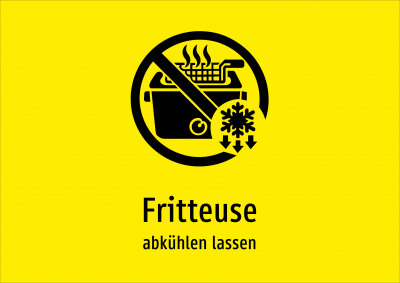 Fritteuse - abkühlen lassen