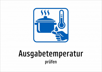 Ausgabetemperatur - prüfen
