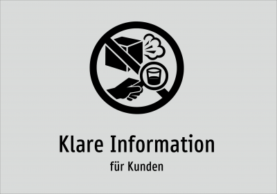 Klare Information - für Kunden