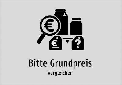 Bitte Grundpreis - vergleichen
