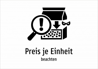 Preis je Einheit - beachten