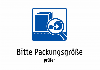 Bitte Packungsgröße - prüfen