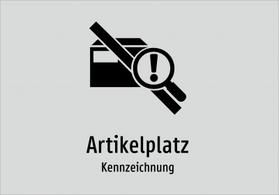 Artikelplatz - Kennzeichnung