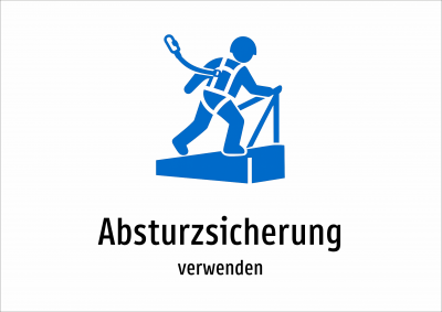 Absturzsicherung - verwenden