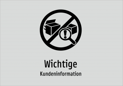 Wichtige - Kundeninformation