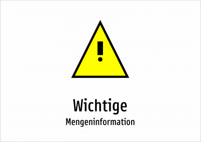 Wichtige - Mengeninformation