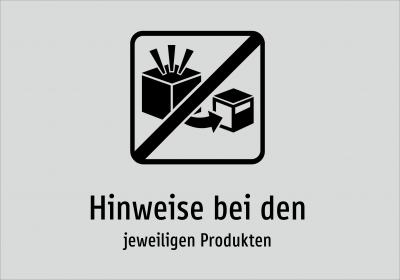 Hinweise bei den - jeweiligen Produkten