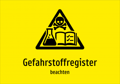 Gefahrstoffregister - beachten