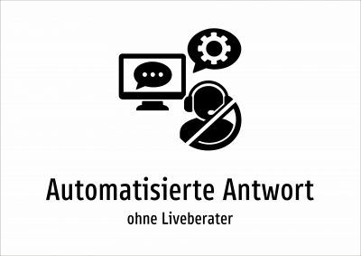 Automatisierte Antwort - ohne Liveberater