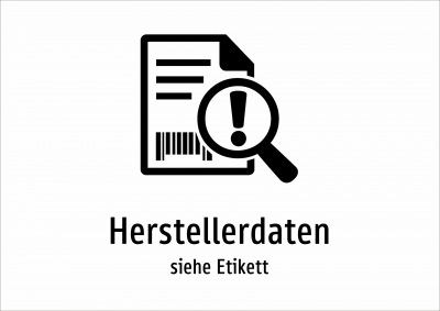 Herstellerdaten - siehe Etikett