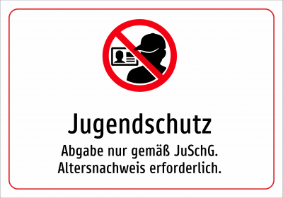 Jugendschutz - Abgabe nur gemäß JuSchG. Altersnachweis erforderlich.