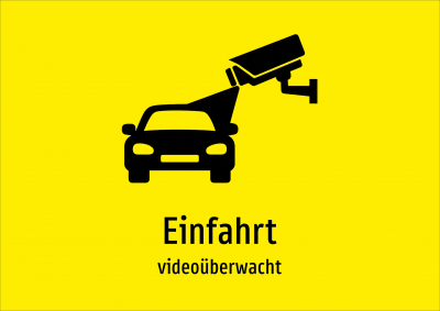 Einfahrt - videoüberwacht