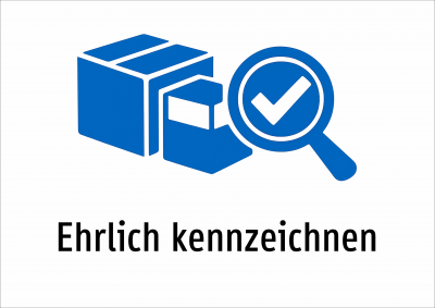 Ehrlich kennzeichnen