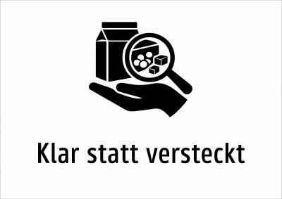 Klar statt versteckt