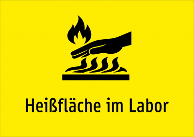 Heißfläche im Labor
