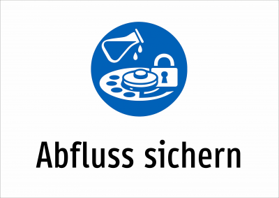 Abfluss sichern
