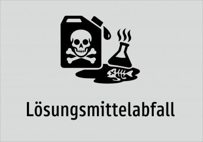 Lösungsmittelabfall