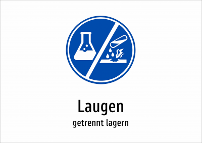 Laugen - getrennt lagern