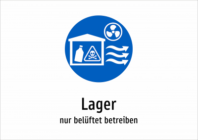 Lager - nur belüftet betreiben