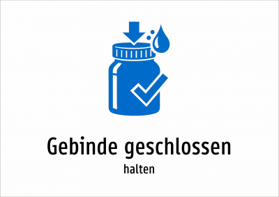 Gebinde geschlossen - halten