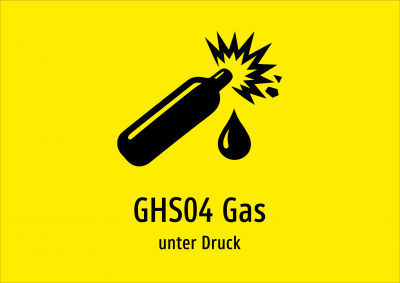 GHS04 Gas - unter Druck