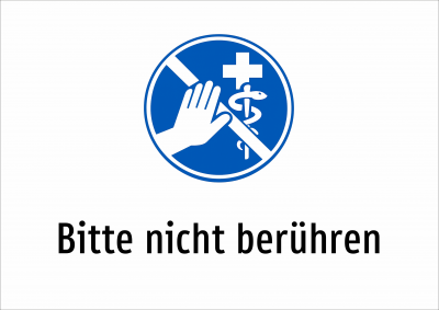 Bitte nicht berühren