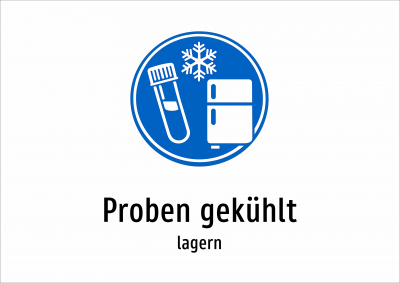 Proben gekühlt - lagern