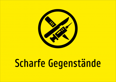 Scharfe Gegenstände