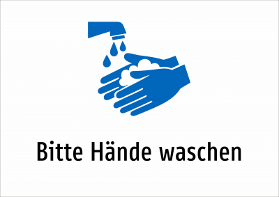 Bitte Hände waschen