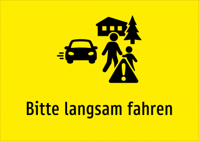 Bitte langsam fahren
