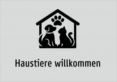 Haustiere willkommen