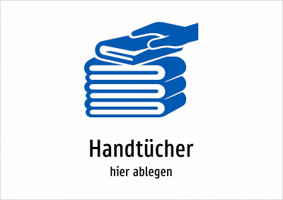 Handtücher - hier ablegen