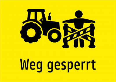 Weg gesperrt