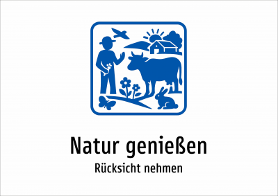 Natur genießen - Rücksicht nehmen