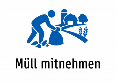 Müll mitnehmen