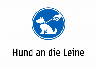 Hund an die Leine