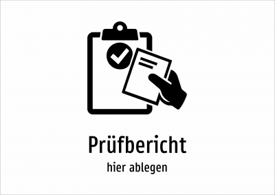Prüfbericht - hier ablegen